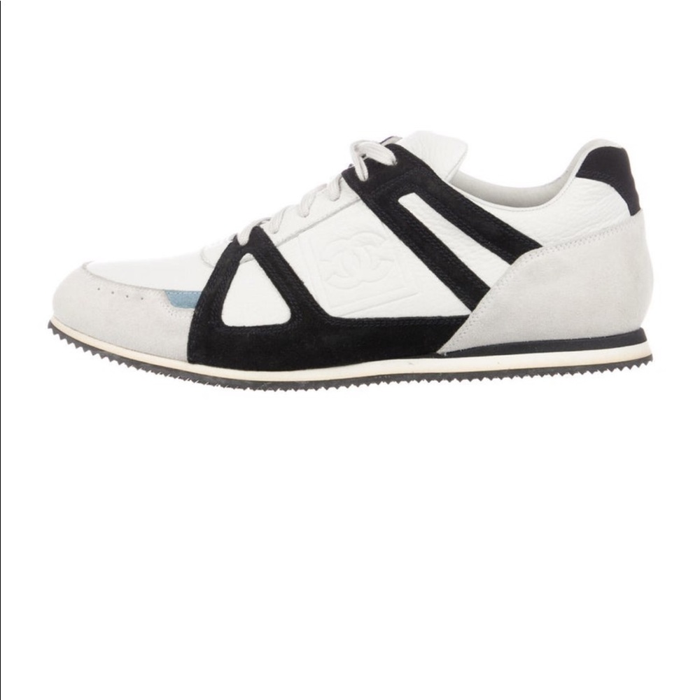 SOLDChanel leather suede shoes